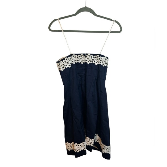 Lilly Pulitzer Betsey Empire Waist Embroidered Strapless Dress - Picture 3 of 5